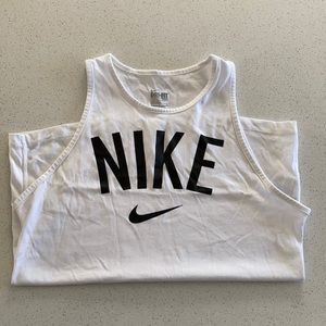 White Nike Tank